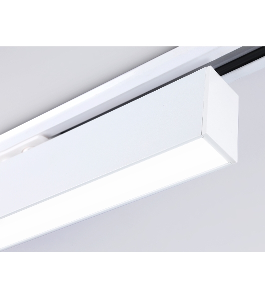 Трековый однофазный светильник Ambrella light GL6772 WH белый LED 24W 4200K 600*22*48