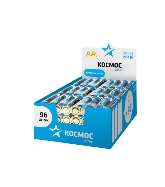 Элемент питания Космос алкалиновый AA/LR6 (уп.96шт)