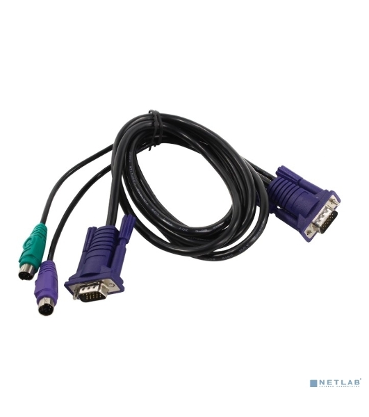 Переключатель D-Link DKVM-CB Кабель KVM длиной 1,8 м с разъемами PS2