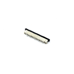 Разъем FPC Half Coverage Bottom Contact 0.8K-BX-20PWB 20 pin высота 2мм шаг 0,8мм, фото4