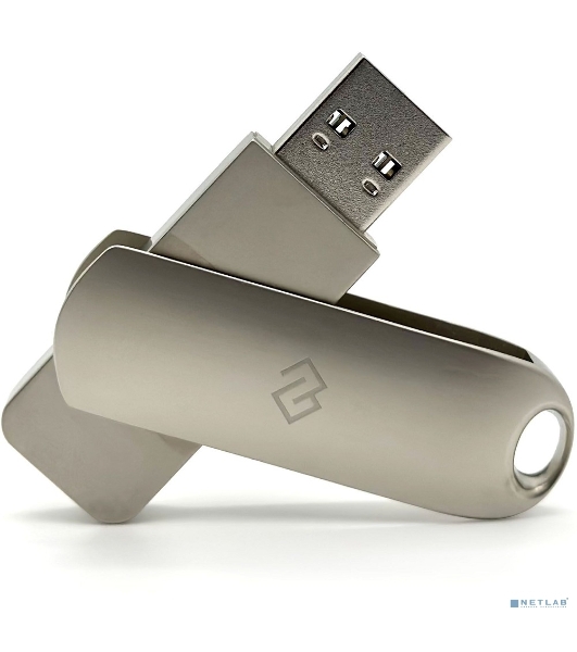 Флешка USB Digma DRIVE3 (DGFUM256A30SR), 256Gb, USB 3.0, R/W 120/50, серебристый