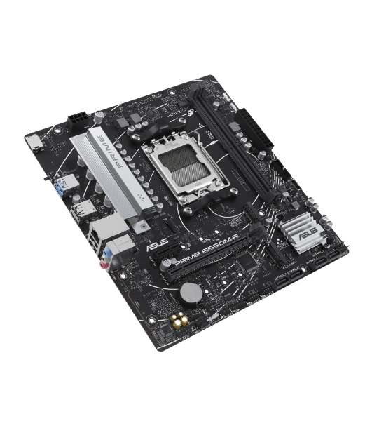 Материнская плата ASUS PRIME B650M-R, Socket AM5, AMD B650, 2xDDR5, 4xSATA, 2xM.2, 1xPCIe 4.0 x16, 1xPCIe x1, 1xHDMI, 1x 2.5Gb LAN, 2xUSB-A 3.2 Gen 1, 4xUSB-A 2.0, 3x3.5 мм, 7.1, mATX