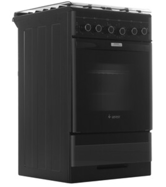 Плита газовая Gefest ПГ 5300-02 0046 черный, конфорок 4 шт, духовка 52 л, 50 см x 85 см x 58.5 см