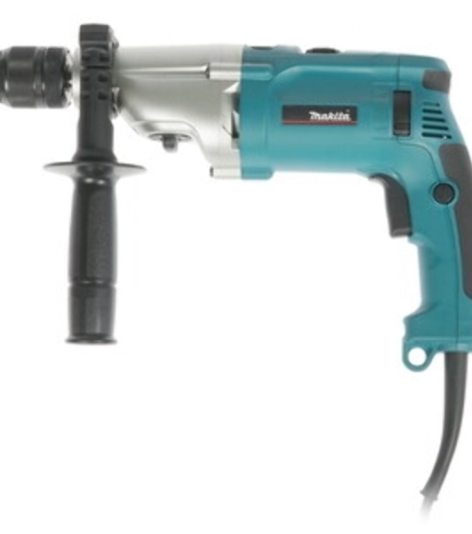 Дрель-шуруповерт Makita HP2071F, 1010 Вт, 28 Нм, щеточный, ударный