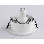 Встраиваемый поворотный точечный светильник Ambrella light TN102755 WH белый IP20 GU5.3 D98*32, фото5
