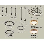 Светильник Ambrella light XR92222100/22 SBK/PPG/PYG черный песок/золото розовое полированное/золото желтое полированное GX53, фото 1