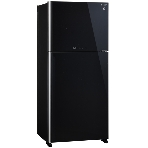Холодильник Sharp SJ-XG60PGBK черный двухкамерный 422/178 л морозилка сверху, No Frost, фото 1