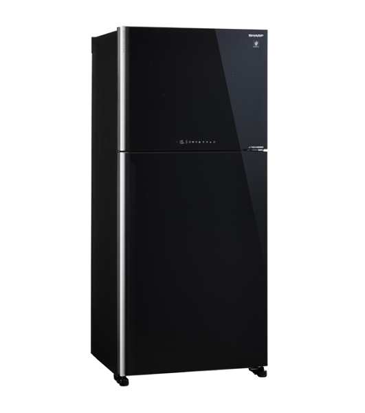 Холодильник Sharp SJ-XG60PGBK черный двухкамерный 422/178 л морозилка сверху, No Frost