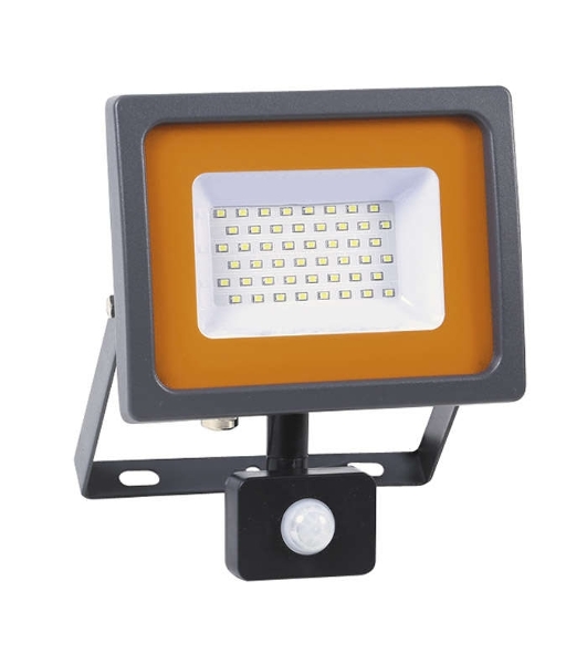 Прожектор JazzWay LED PFL-SC-SMD-30Вт sensor 30Вт IP54 6500К мат. стекло