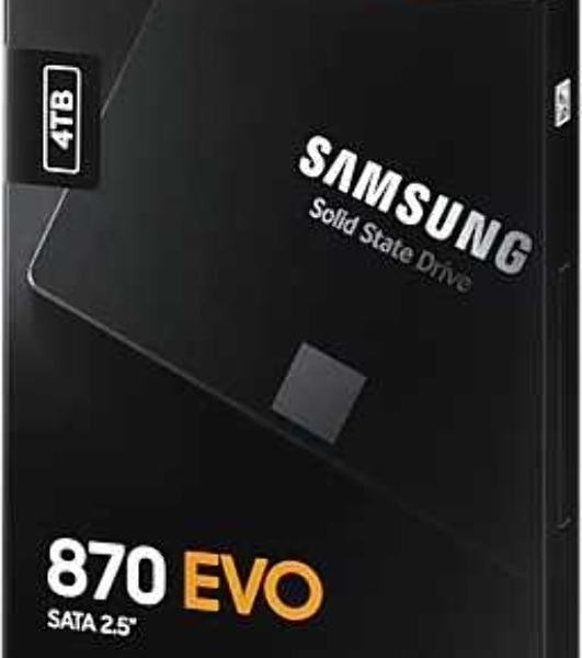 Накопитель SSD Samsung 4Tb 870 EVO, V-NAND, 2.5', SATA III, [R/W - 530/560 Mb/s]