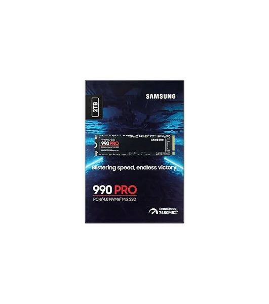 Накопитель SSD Samsung 990 PRO, 2Tb, PCIe 4.0 x4, M.2 2280, NVMe, R/W 7450/6900