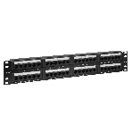 Патч-панель UTP 19' 48 port кат.5e ExeGate разъем KRONE&110 (dual IDC), 2U, фото2