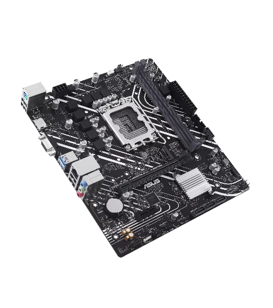 Материнская плата ASUS PRIME H610M-K ARGB, LGA1700, Intel H610, 2xDDR5, 4xSATA, 1xM.2, 1xPCIe 4.0 x16, 1xPCIe 3.0 x1, 1xVGA, 1xHDMI, 1x1Gb LAN, 2xUSB-A 5Gbps, 4xUSB-A 2.0, 3x3.5 мм, 7.1, mATX