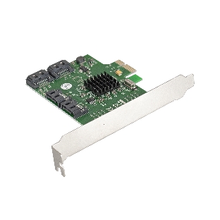Контроллер ExeGate EXE-503 PCI-E 2.0, SATA3 6Gb/s, 4 int (OEM)