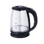 Чайник электрический Galaxy Line GL 0554, черный, стекло, 2000 Вт, 1,8 л, LED-подсветка, шкала уровня воды, корпус из термостойкого стекла, фото7