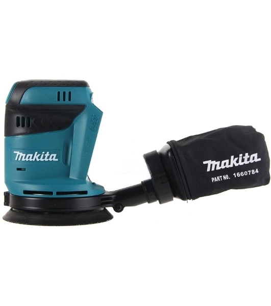 Эксцентриковая шлифовальная машина Makita DBO180Z 18В LiIon ф125мм 7000/9500/11000об/мин ампл.2.8мм 1.7кг