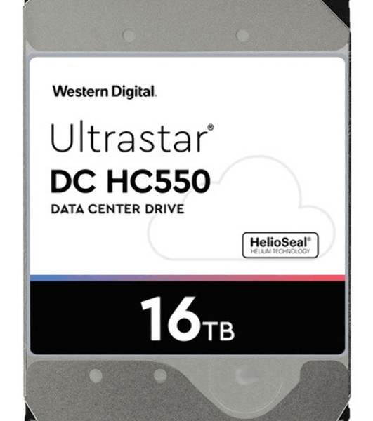 Жесткий диск Western Digital SAS 16Tb 7200RPM 12Gb/S 512MB DC HC550 0F38357 WD
