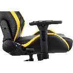 Кресло игровое Knight Thunder 5X черный/желтый эко.кожа крестов. металл, фото31