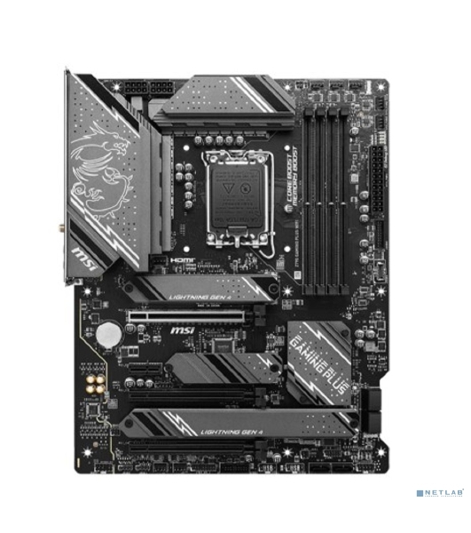 Материнская плата MSI Z790 GAMING PLUS WIFI, LGA 1700, 4xDDR5, 1xPCIe 5.0 x16, 1xPCIe 4.0 x16, 4xM.2, 6xSATA, 1xHDMI, 1xDP, 2.5 Gigabit Ethernet, 7.1 аудио, ATX