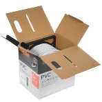 Кабель Hyperline FUTP4R-C5E-S24-IN-PVC-GY-305 (305м) Кабель витая пара, экранированный F/UTP, общий экран фольга, категория 5e, 4 пары 24 AWG, 4х2х0,51 мм, однопроволочные жилы, PVC, нг(А)-LS, внутренний -20°C – +75°C, серый, системная гарантия 25 лет, фото4