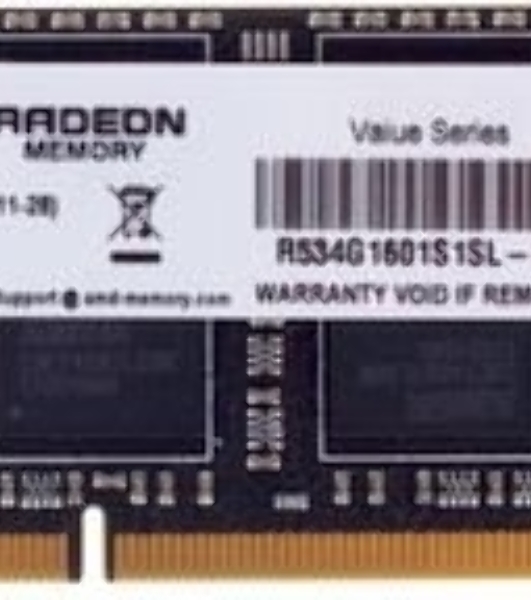 Оперативная память AMD Radeon R5, DDR3L, 4GB (1x4GB), 1600MHz, CL11, SO-DIMM