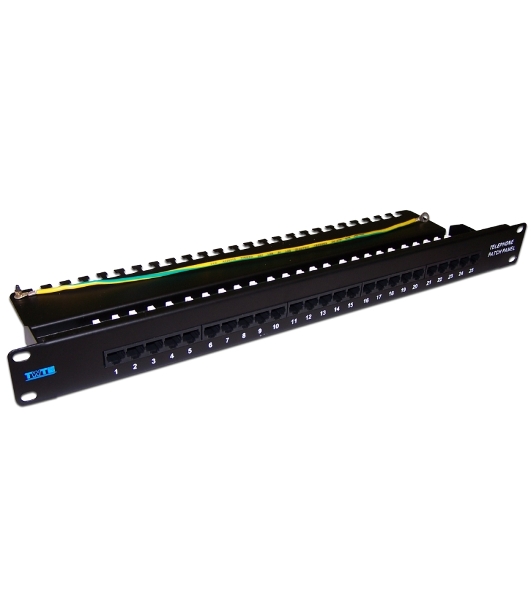 Патч-панель телефонная, 19', 1U, 25 портов RJ-45