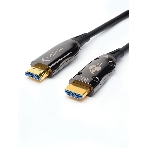 Кабель HDMI 20 м (HIGH speed, Metal gold, Optical) 8K VER 2.1 Кабель HDMI 20 м (HIGH speed, Metal gold, Optical) 8K VER 2.1, фото2