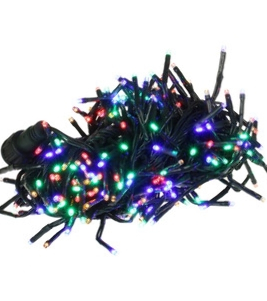 Гирлянда Neon-night 'Кластер' 10 м, 200 LED, черный каучук, IP67, соединяемая, цвет свечения белый
