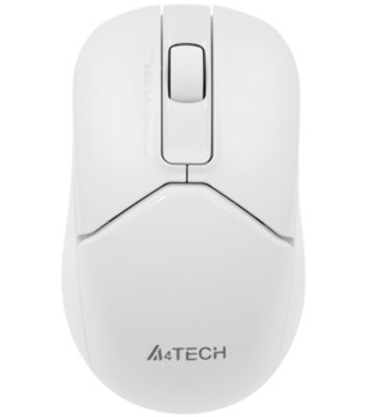 Мышь беспроводная A4Tech Fstyler FG12S белый, 1200 dpi, радиоканал, USB, кнопки - 3