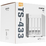 Сетевое хранилище SMB QNAP TS-433-4G NAS 4 HDD trays. ARM 4-core Cortex-A55 2.0GHz, ram 4 Gb (max), 1x1GbE, 1x2.5GbE, 2xUSB 2.0 port,1xUSB 3.2 Gen 1, фото15