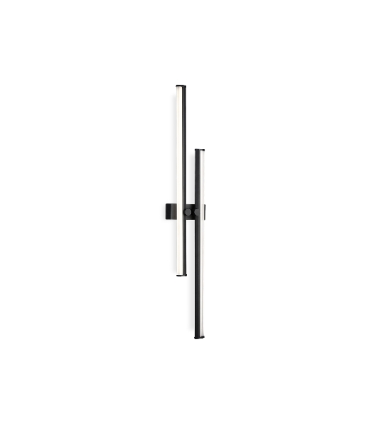 Настенный светодиодный светильник Ambrella light FL6162 BK черный 28W 3000K-6400K 810*120*65