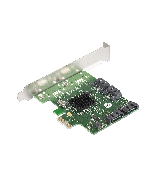 Контроллер ExeGate EXE-503 PCI-E 2.0, SATA3 6Gb/s, 4 int (OEM)