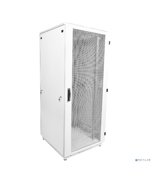 Шкаф коммутационный ЦМО ШТК-М-42.8.8-4ААА 42U 800x820 мм пер. дв. перфор. задн. дв. стал. лист 2 бок. пан. 500 кг белый