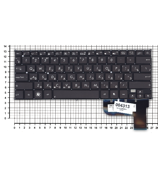 Клавиатура для ноутбука Asus Zenbook UX21A черная