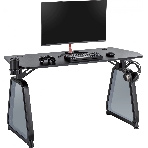 Стол игровой Cactus CS-GMD-BK-RGb столешница МДФ, черный каркас черный 136x60x75 см, фото23