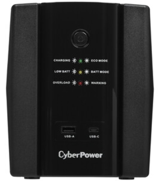 Источник бесперебойного питания CyberPower UT1500EIG/1500 ВА/900 Вт/USB/RJ-11/RJ-45/6xIEC 320 C13 (компьютерная)