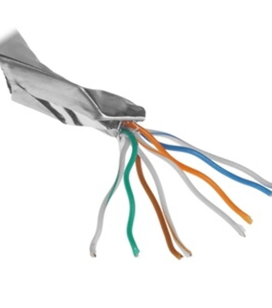 Кабель Hyperline FUTP4R-C5E-S24-IN-PVC-GY-305 (305м) Кабель витая пара, экранированный F/UTP, общий экран фольга, категория 5e, 4 пары 24 AWG, 4х2х0,51 мм, однопроволочные жилы, PVC, нг(А)-LS, внутренний -20°C – +75°C, серый, системная гарантия 25 лет