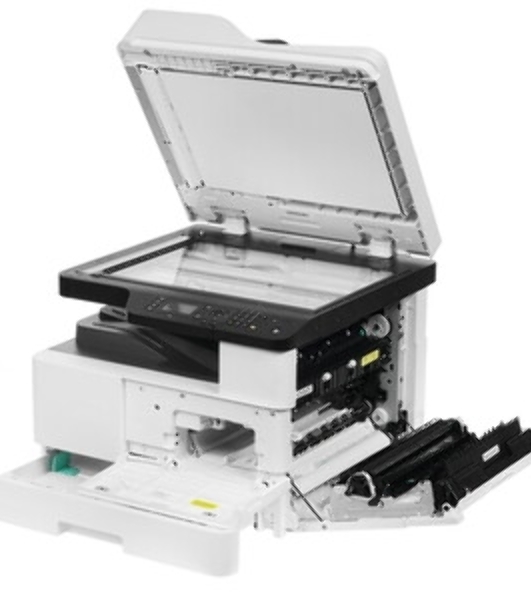 МФУ лазерное HP LaserJet MFP M443nda (8AF72A), A3, ч/б, печ. до 25 стр/мин. (А4) до 13 стр/мин. (А3), скан. до 21 стр/мин., 1200 x 1200 dpi (печать) 600x600dpi (скан.), USB, RJ-45