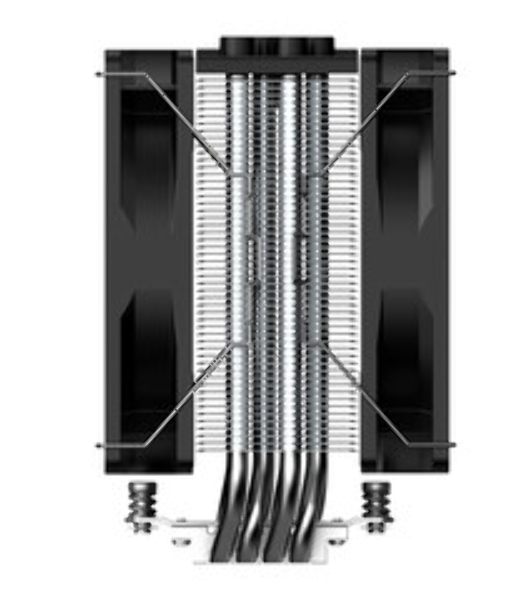 Кулер для процессора ID-COOLING SE-214-XT PLUS черный 120мм алюминий/медь 1800rpm 35.2db 4-pin 200W 150мм