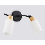 Светильник Ambrella light TR8721/2 BK/WD черный/дерево E14/2 max 60W 380*100*210, фото6