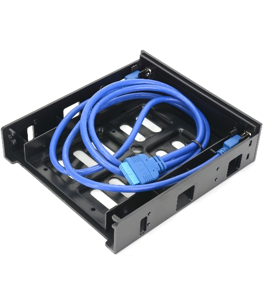 Панель с двумя портами USB 3.0 в слот 5.25 компьютерного корпуса и слот 1x3.5/2x2.5 CMU3-B5