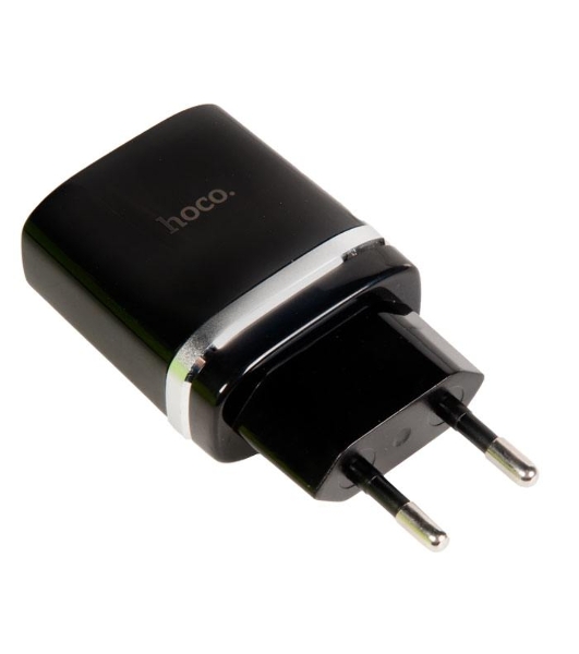 Сетевое зарядное устройство QC 3.0 HOCO HC-16255 C12Q 1 USB Выход: 5V_9V_12V, 18W черный