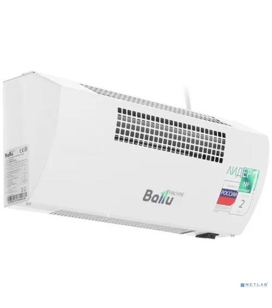 Тепловая завеса Ballu BHC-CE-3L Ступени мощности 2,5/1,25 кВт, Номинальный ток 11 А, Производительность 250 м3/час, Напряжение питания 220 В - 50 Гц, Подключение к сети сетевой шнур с вилкой, Степень защиты 	IP20, Класс электрозащиты I, Увеличение температуры воздуха на выходе в максимальном режиме нагрева 37,5°C, Номинальный уровень шума 44 дБ, Габариты прибора (ШхВхГ) 	460x210x135 мм, Габариты упаковки (ШхВхГ) 495x145x220 мм, Вес нетто 	3,2 кг, Вес брутто 3,7 кг.