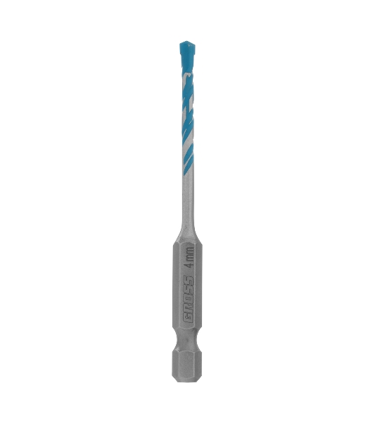 Сверло универсальное Gross Multipurpose PRO, 6-гр. хвостовик, 4мм