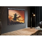 Экран Cactus 213x213см Wallscreen CS-PSW-213X213-SG 1:1 настенно-потолочный рулонный серый, фото2