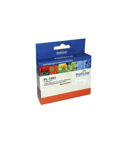 Картридж струйный ProfiLine PL-1283 для принтеров Epson StylusS22/SX125/SX130/SX420W/SX425W/Office BX305F/BX305FW Magenta пигментные