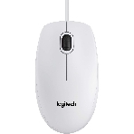 Мышь проводная Logitech B100 белый, 1000 dpi, USB, кнопки - 3, фото14