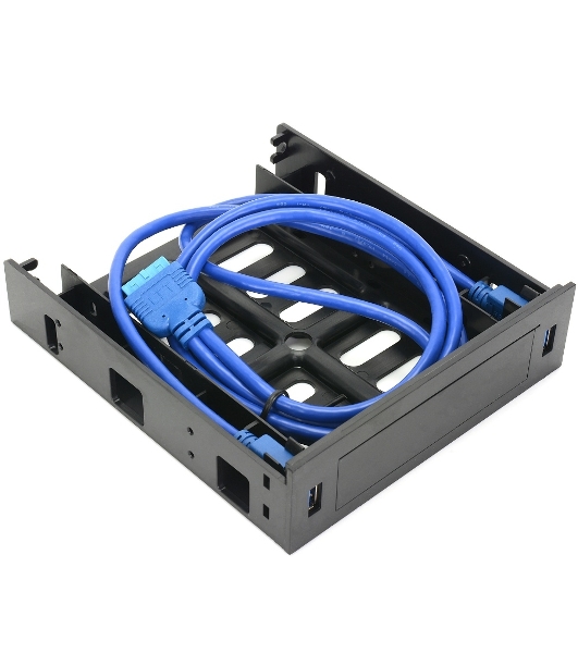 Панель с двумя портами USB 3.0 в слот 5.25 компьютерного корпуса и слот 1x3.5/2x2.5 CMU3-B5
