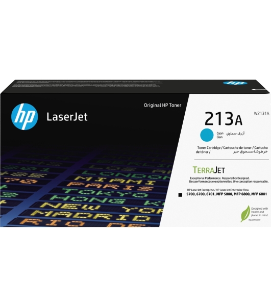 Картридж лазерный HP 213A Cyan Original LaserJet Toner Cartridge