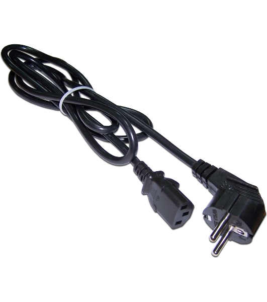 Шнур питания Lanmaster LAN-PP13/SHA-0.5-BK C13-Schuko проводник.:3x0.75мм2 0.5м 220В 10А (упак.:1шт) черный
